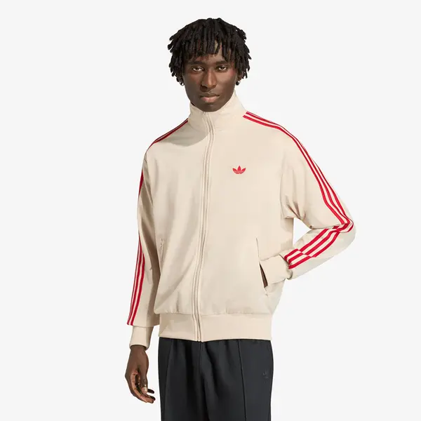 adidas Originals Суитшърт adidas Firebird Track Top Crystal Linen/ Better Scarlet L