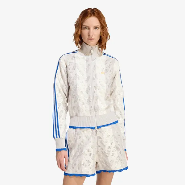 adidas Originals Суитшърт adidas Firebird Tracktop Off White/ Chalk Pearl L