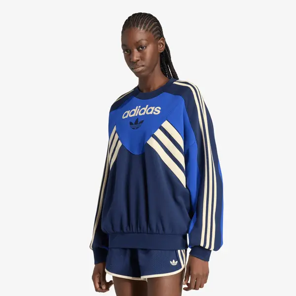 adidas Originals Суитшърт adidas Graphic Crew Bold Blue/ Night Indigo M