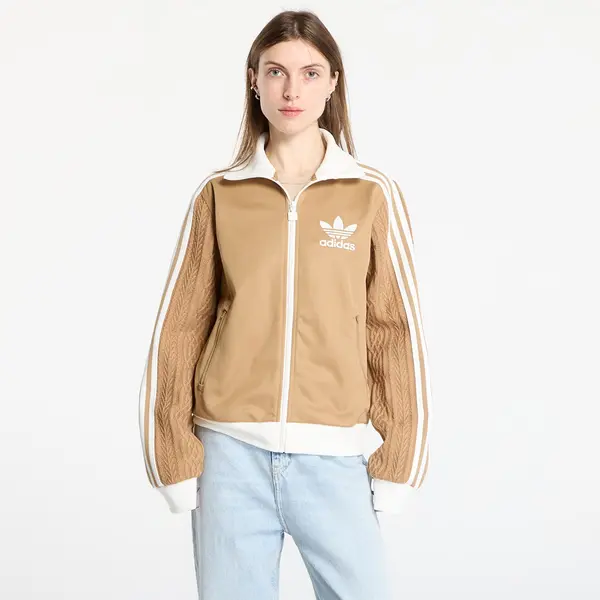 adidas Originals Суитшърт adidas Knit Classic Track Top Cardboard L