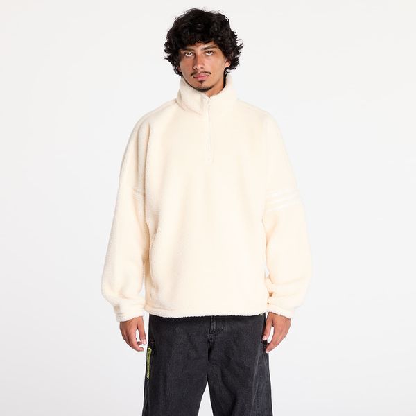 adidas Originals Суитшърт adidas Neuclassic Polar Fleece 1/2 Zip Sweatshirt Wonder White S