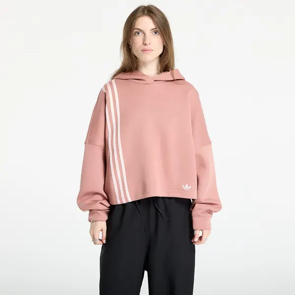 adidas Originals Суитшърт adidas Off Placed 3-Stripes Hoodie Warm Clay M