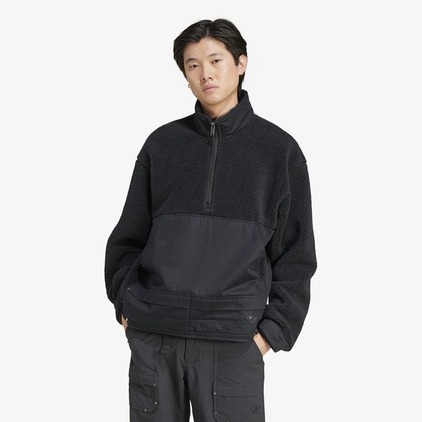 adidas Originals Суитшърт adidas Premium Essentials Fleece Full-Zip Black M
