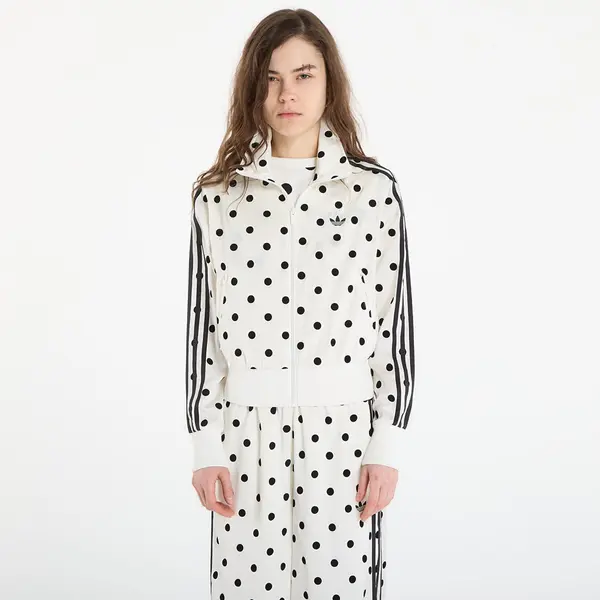 adidas Originals Суитшърт adidas Satin Polka Dots Tt Track Top Off White S