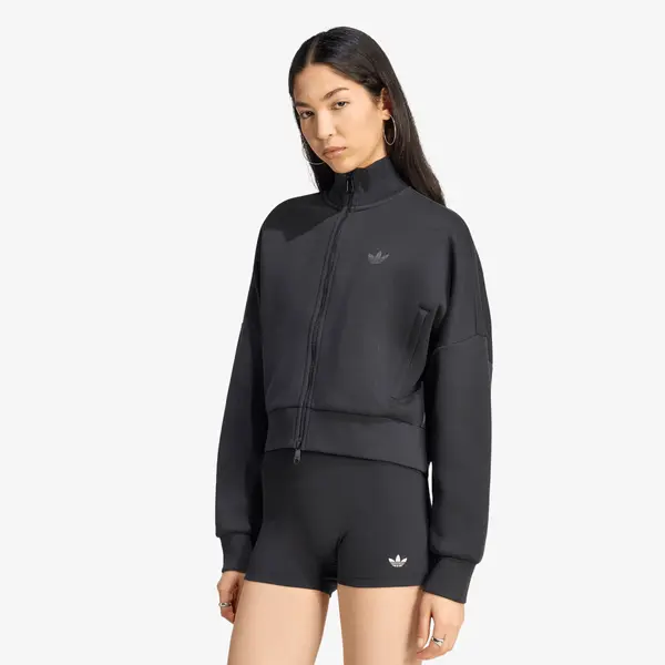 adidas Originals Суитшърт adidas Spacer Tracktop Black/ Black Reflective/ Night Grey S