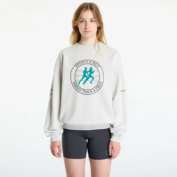 adidas Originals Суитшърт adidas Sporty & Rich Sweatshirt Light Grey Heather M