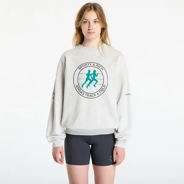 adidas Originals Суитшърт adidas Sporty & Rich Sweatshirt Light Grey Heather XL