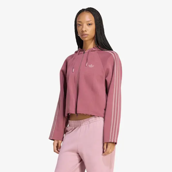 adidas Originals Суитшърт adidas SST 2.0 Cropped Hoody Quiet Crimson/ Wonder Oxide S