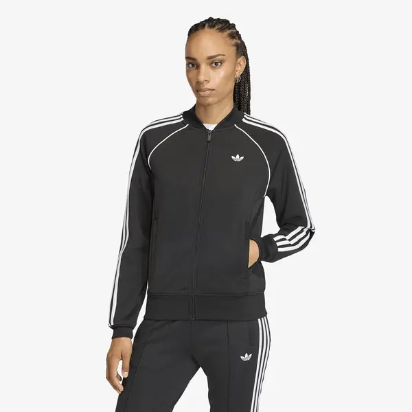 adidas Originals Суитшърт adidas Sst Classic Track Top Black/ White XL