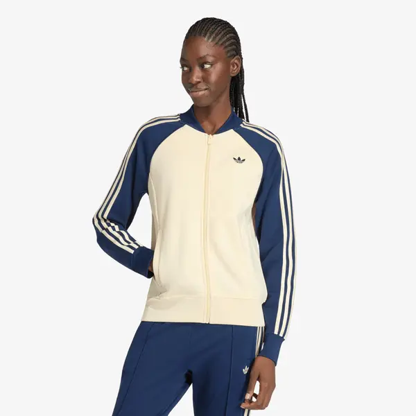 adidas Originals Суитшърт adidas Sst Classic Track Top Warm Vanilla/ Night Indigo S
