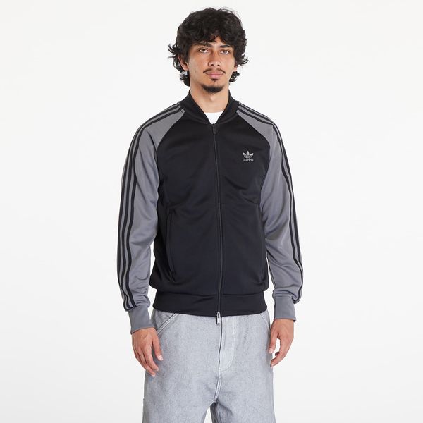 adidas Originals Суитшърт adidas Sst Track Top Black/ Grey Four L