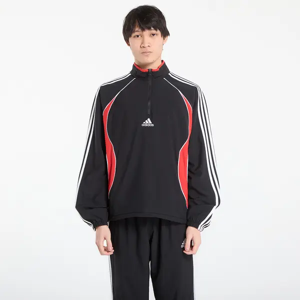 adidas Originals Суитшърт adidas Teamgeist Half Zip Sweatshirt Black/ Better Scarlet L