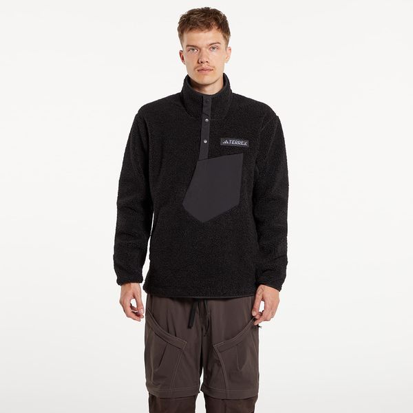adidas Performance Суитшърт adidas Terrex Xploric High Pile Fleece Pulover Black S
