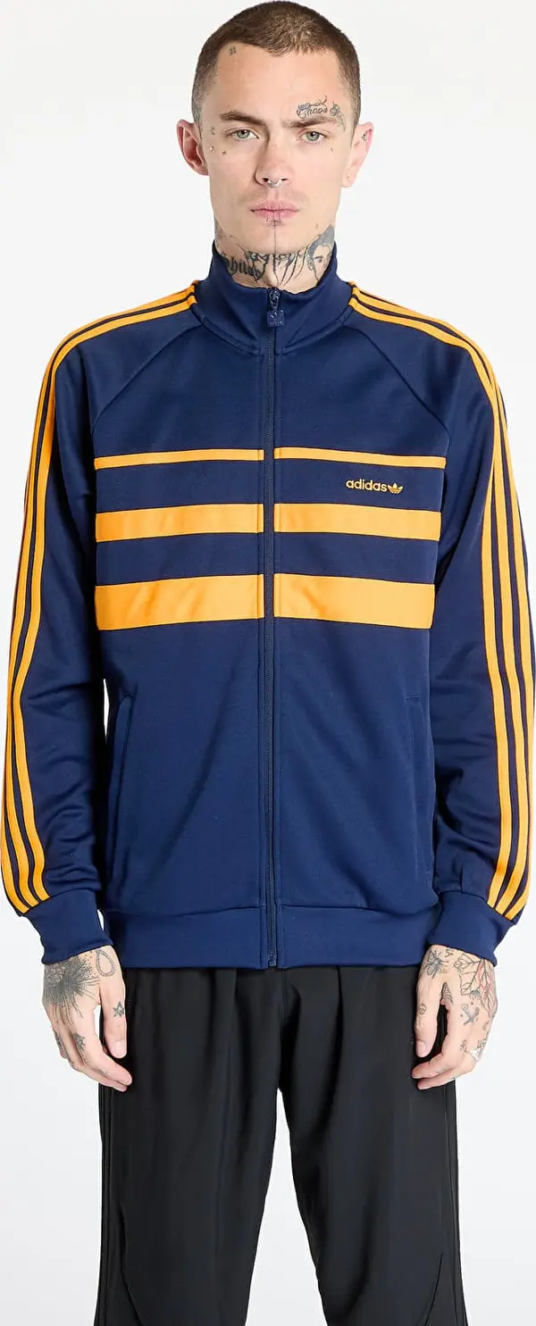 adidas Originals Суитшърт adidas The First Track Top Night Indigo/ Crew Orange S