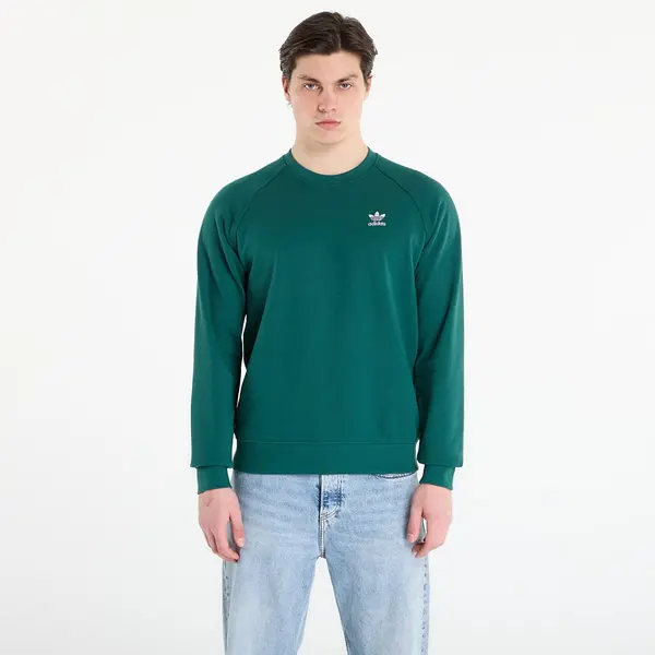 adidas Originals Суитшърт adidas Trefoil Essentials French Terry Crew Sweatshirt Collegiate Green M