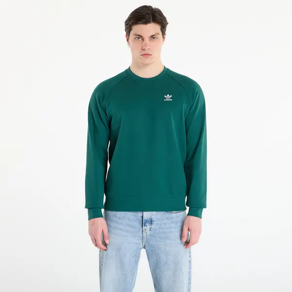 adidas Originals Суитшърт adidas Trefoil Essentials French Terry Crew Sweatshirt Collegiate Green XL