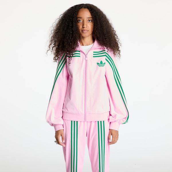 adidas Originals Суитшърт adidas Velour Track Top True Pink XS