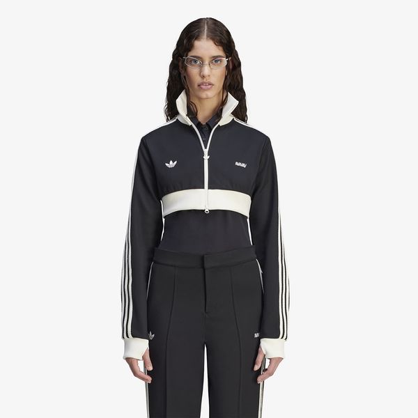 adidas Originals Суитшърт adidas x AVAVAV Cropped Track Top Black L