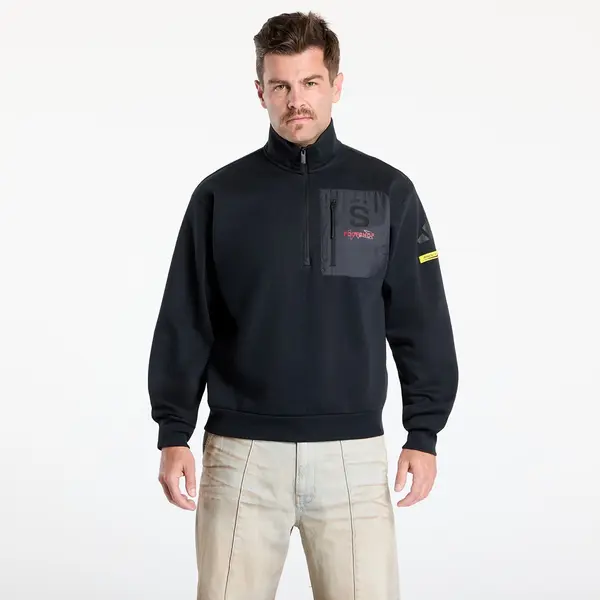 adidas Performance Суитшърт adidas x Footshop x Sparta 1/4 Zip UNISEX Black XL