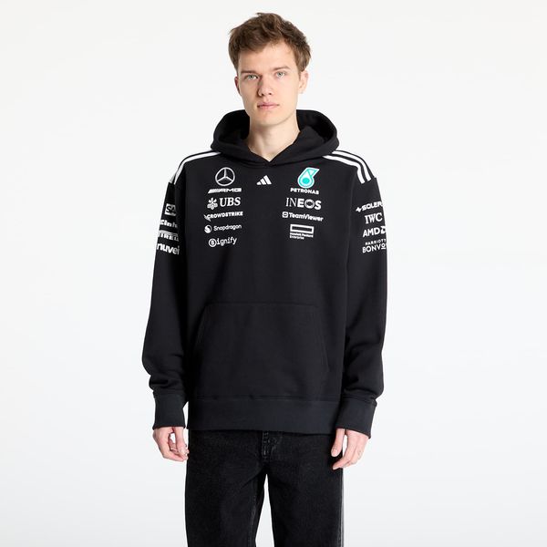 adidas Originals Суитшърт adidas x Mercedes Amg Petronas Formula One Team Team Hoodie Black/ Black/ White S