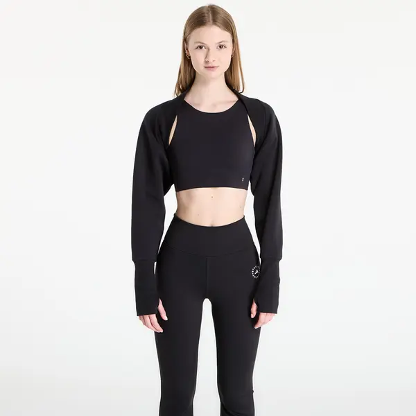 adidas Performance Суитшърт adidas x Stella Mccartney Studio Sweatshirt Shrug Black XS