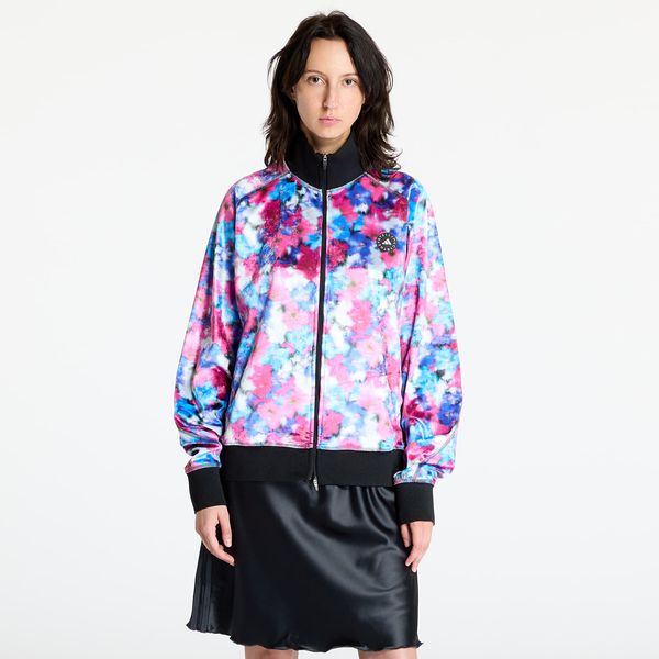 adidas Performance Суитшърт adidas x Stella Mccartney Velours Tracktop Signal Cyan/ Real Pink/ Clear Onix L