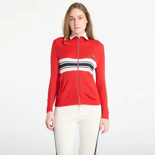 adidas Originals Суитшърт adidas x Wales Bonner W Knit Track Top Better Scarlet M