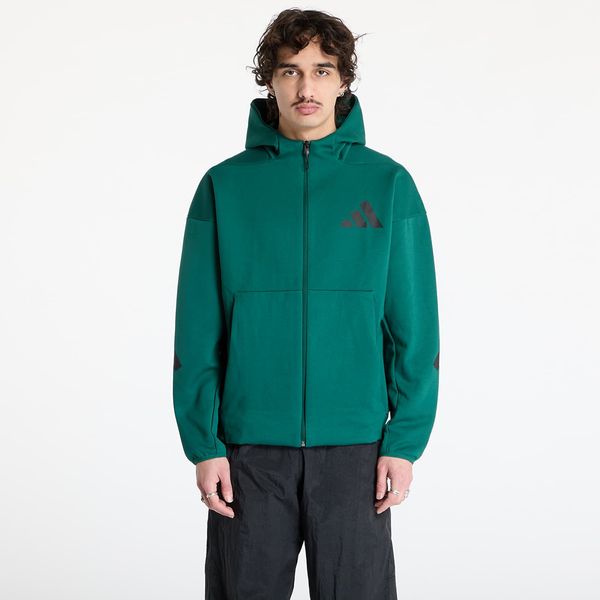 adidas Performance Суитшърт adidas Z.N.E. Full-Zip Hooded Track Jacket Collegiate Green M