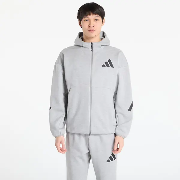 adidas Performance Суитшърт adidas Z.N.E. Full-Zip Hooded Track Jacket Medium Grey Heather S