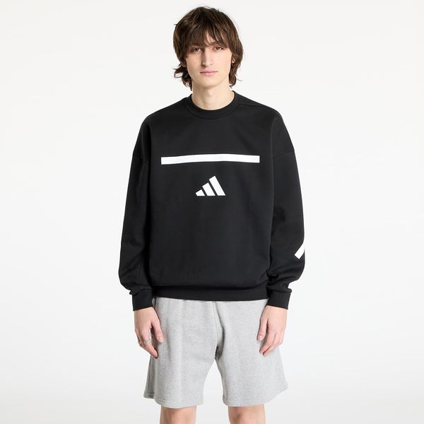 adidas Performance Суитшърт adidas Z.N.E. Sweatshirt Black/ White M