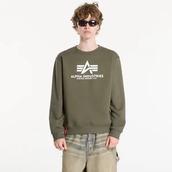 Alpha Industries Суитшърт Alpha Industries Basic Hoody Small Logo II Dark Olive M