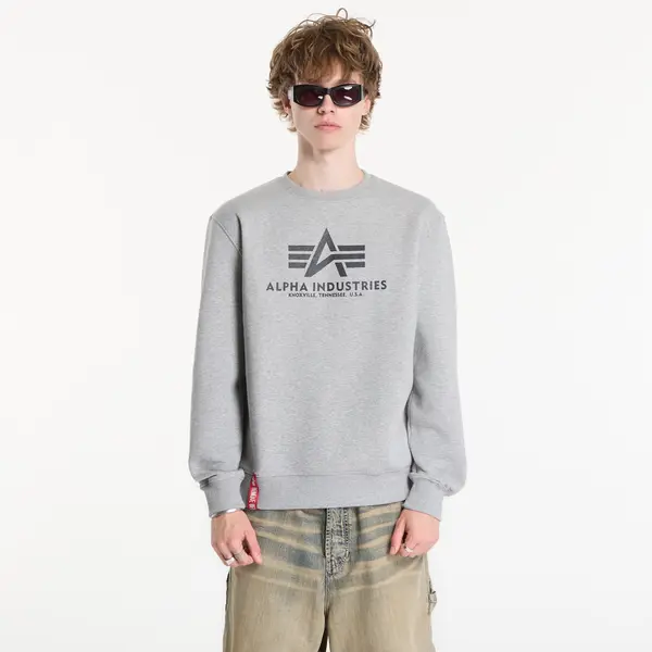 Alpha Industries Суитшърт Alpha Industries Basic Hoody Small Logo II Grey Heather XL