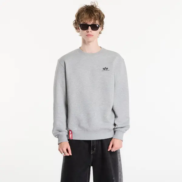 Alpha Industries Суитшърт Alpha Industries Basic Small Logo Sweatshirt Grey Heather XL