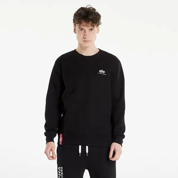 Alpha Industries Суитшърт Alpha Industries Basic Sweater Small Logo Black L