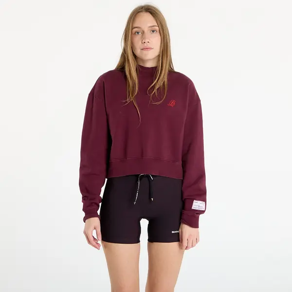 BANDIT Суитшърт Bandit Cotton Fleece Women's Cropped Crewneck Fig S