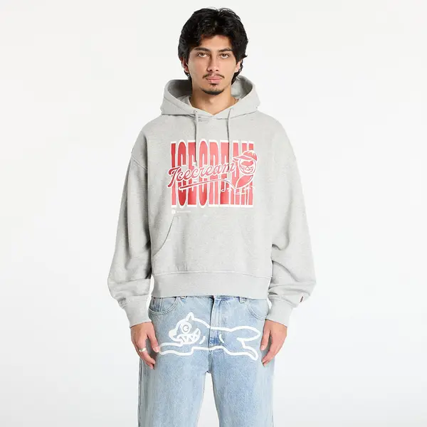 Billionaire Boys Club Icecream Суитшърт Billionaire Boys Club Icecream Cherry Oversized Popover Hood Heather Grey M