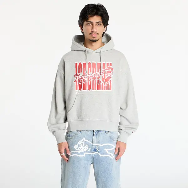 Billionaire Boys Club Icecream Суитшърт Billionaire Boys Club Icecream Cherry Oversized Popover Hood Heather Grey S