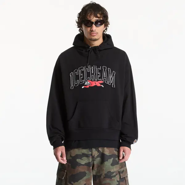 Billionaire Boys Club Icecream Суитшърт Billionaire Boys Club Icecream College Applique Running Dog Popover Hood Black XL