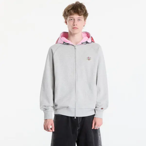 Billionaire Boys Club Icecream Суитшърт Billionaire Boys Club Icecream Cones & Bones Zip Through Hood Heather Grey M