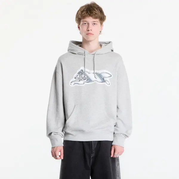 Billionaire Boys Club Icecream Суитшърт Billionaire Boys Club Icecream Iced Out Running Dog Popover Hood Heather Grey M
