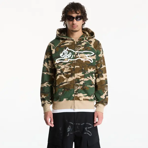 Billionaire Boys Club Icecream Суитшърт Billionaire Boys Club Icecream Running Dog Woodland Camo Zip Through Hood Multi XXL