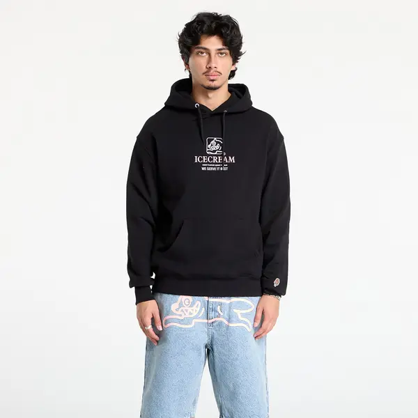 Billionaire Boys Club Icecream Суитшърт Billionaire Boys Club Icecream Serve It Best Popover Hood Black S