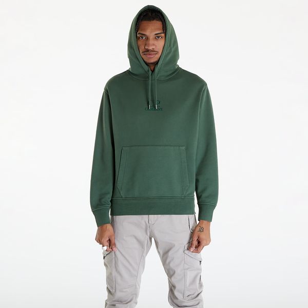 C.P. Company Суитшърт C.P. Company Cotton Diagonal Sweat Hoodie Duck Green XXXL