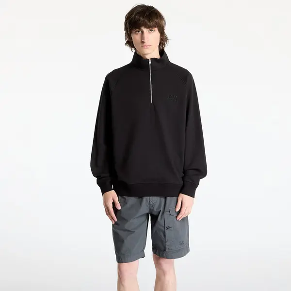 C.P. Company Суитшърт C.P. Company Diagonal Raised Fleece Sweatshirt Black S