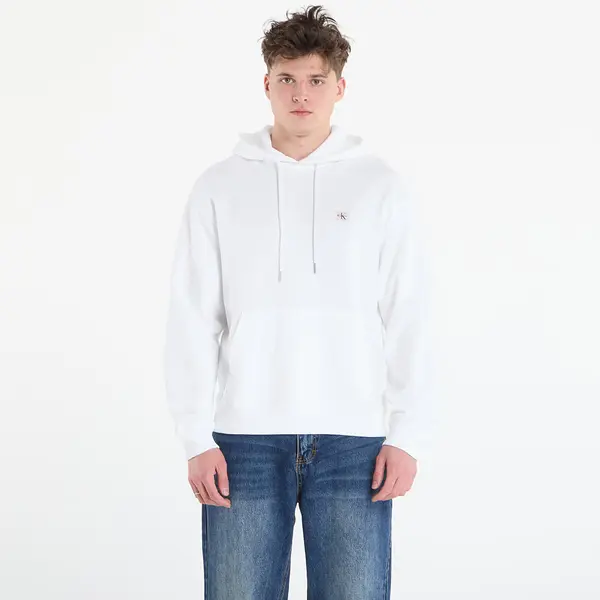 Calvin Klein Суитшърт Calvin Klein Jeans Ls Eu 350Terry Badge Hoodie Bright White L
