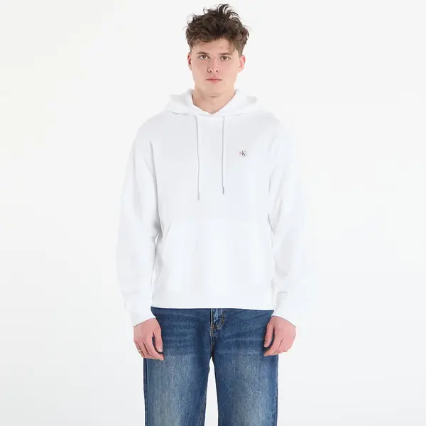 Calvin Klein Суитшърт Calvin Klein Jeans Ls Eu 350Terry Badge Hoodie Bright White XL