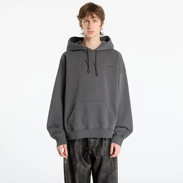 Carhartt WIP Суитшърт Carhartt WIP Hooded Benton Sweat UNISEX Graphite Garment Dyed L