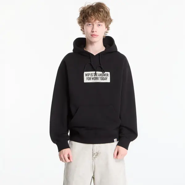 Carhartt WIP Суитшърт Carhartt WIP Hooded Bumper Sticker Sweat UNISEX Black XL