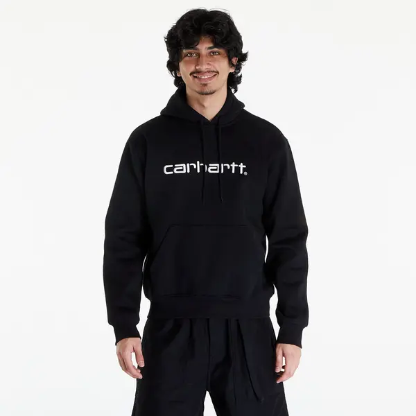 Carhartt WIP Суитшърт Carhartt WIP Hooded Carhartt Sweat Black/ White XXL