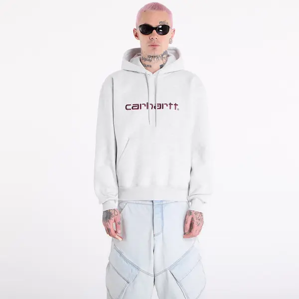 Carhartt WIP Суитшърт Carhartt WIP Hooded Carhartt Sweat UNISEX Ash Heather/ Cozy Purple M